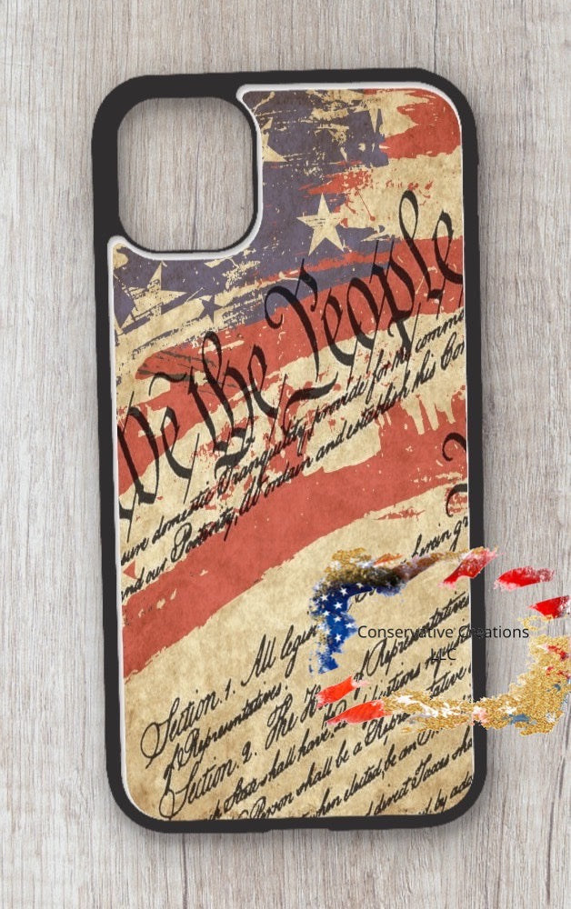 We the People Distressed Flag