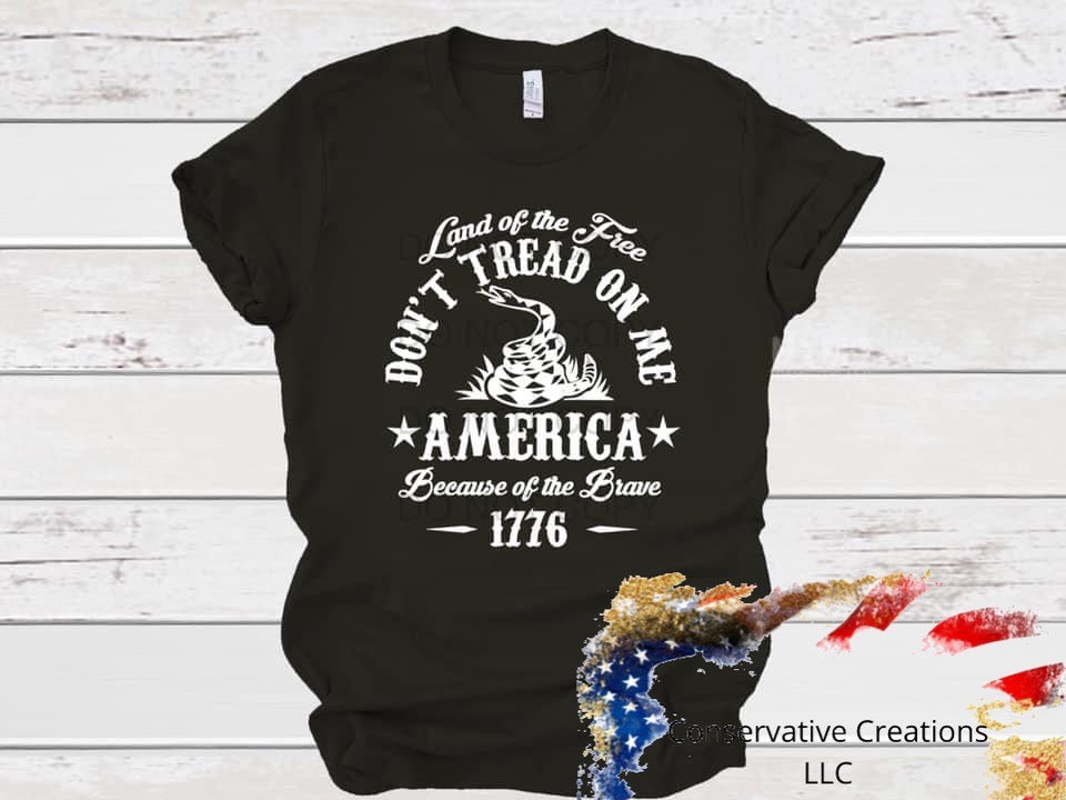 Don't Tread On Me White