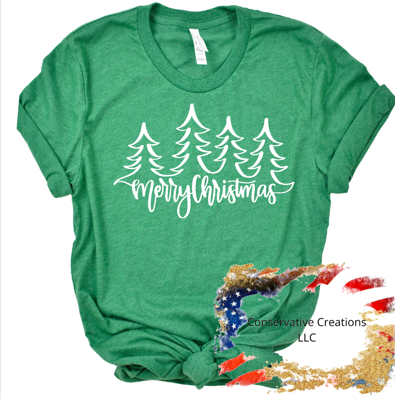 Merry Christmas (White Print)